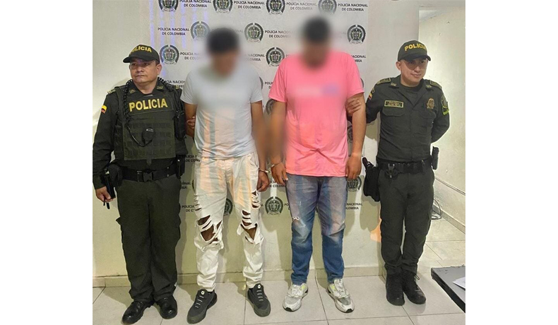 Dos hombres fueron capturados por el hurto de un celular