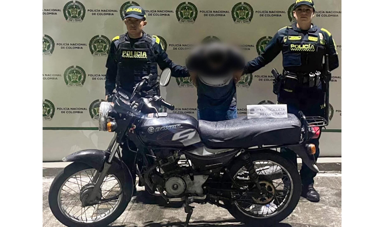 Cuatro capturas y recuperación de motocicletas hurtadas