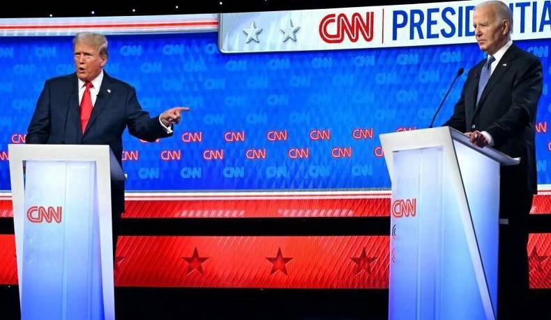 Biden fue incapaz de responder a las falsedades de Trump en el primer debate de las presidenciales 2024