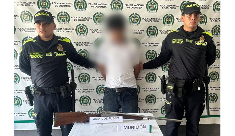 Capturado sujeto de 65 años por porte ilegal de armas en El Espinal