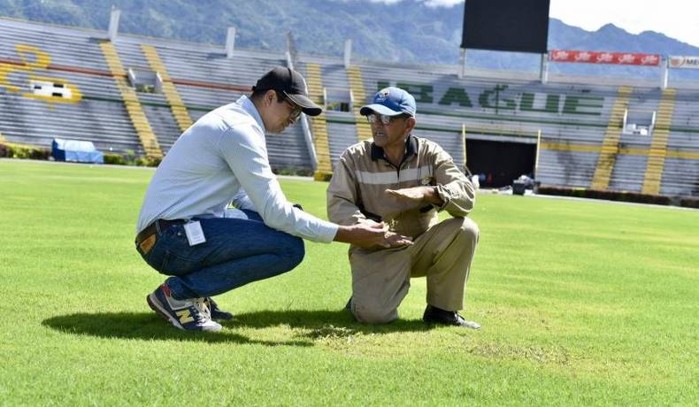 Gramado del Murillo Toro en perfectas condiciones para inicio del fútbol profesional