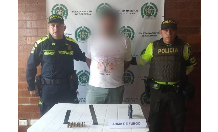 En Hidroprado se capturó un sujeto y se incautó un arma de fuego