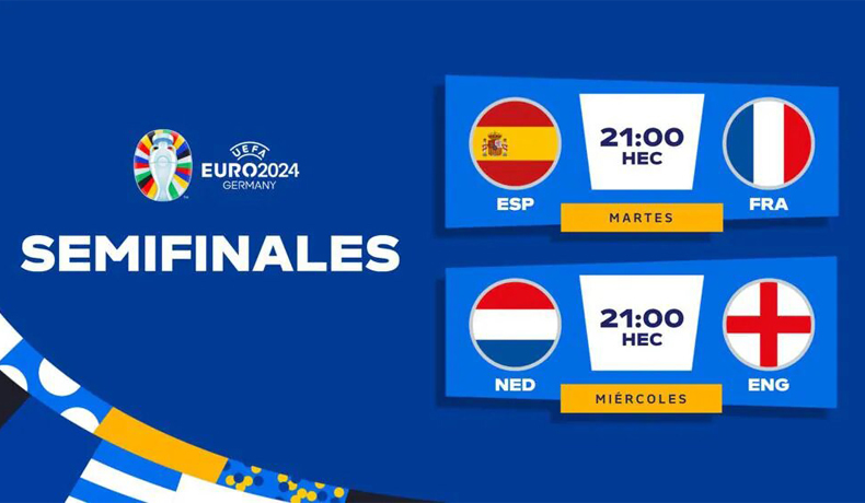 Listas las semifinales de la EURO 2024