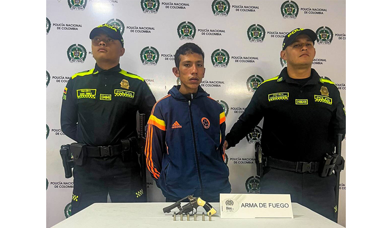 Dos capturados por porte ilegal, uno de ellos con 19 anotaciones judiciales