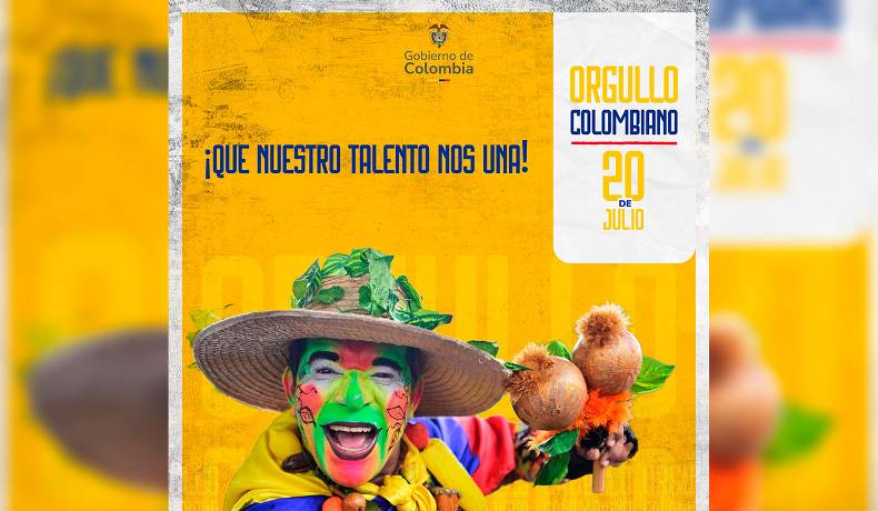 Hoy se lanza la campaña Orgullo colombiano, para unir al país en la celebración del 20 de Julio