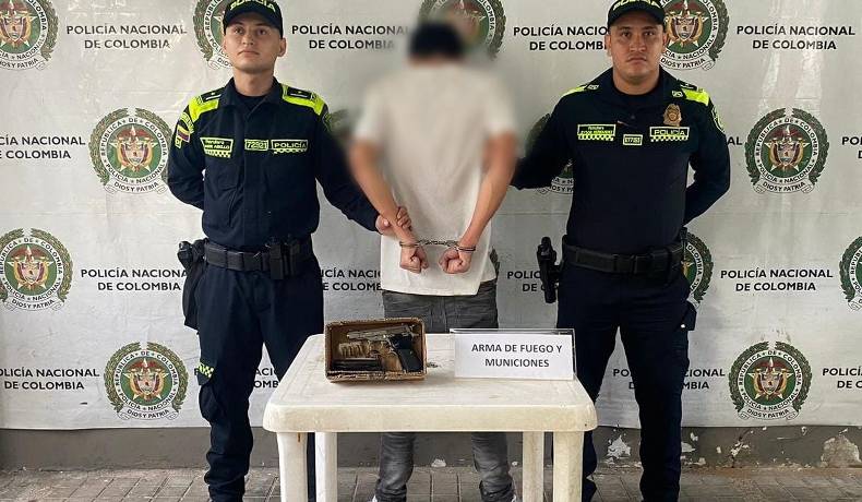 Capturado un sujeto y una arma incautada en Melgar