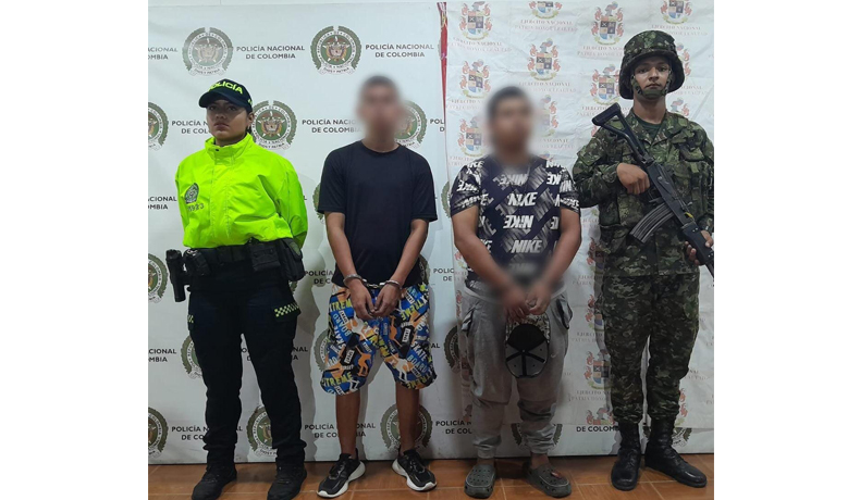 Capturados en Chaparral 2 sujetos que eran buscados por tentativa de homicidio