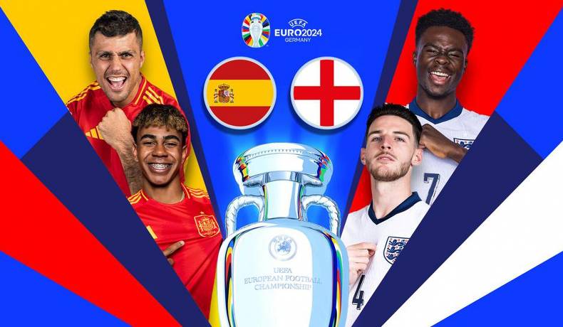 Hoy final de la EURO 2024 entre España e Inglaterra 