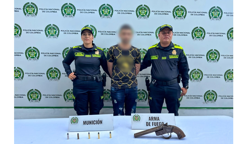 Capturado con un arma hechiza doble cañón