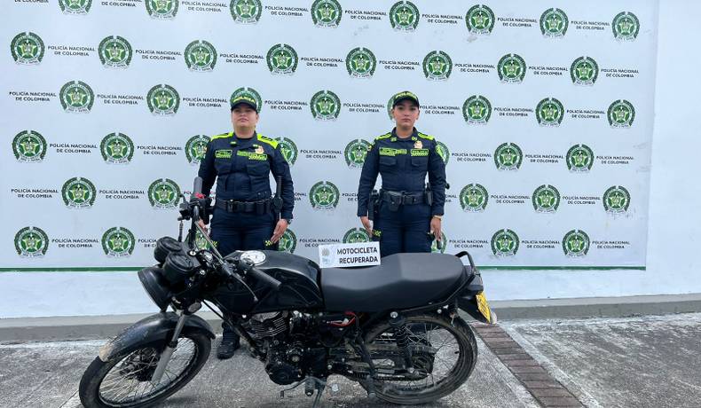 En la comuna 1 se recuperó motocicleta avaluada en 5 millones de pesos