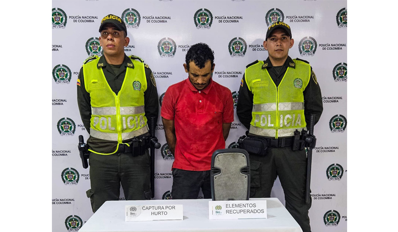 Capturado Bigotes luego de hurtar un parlante