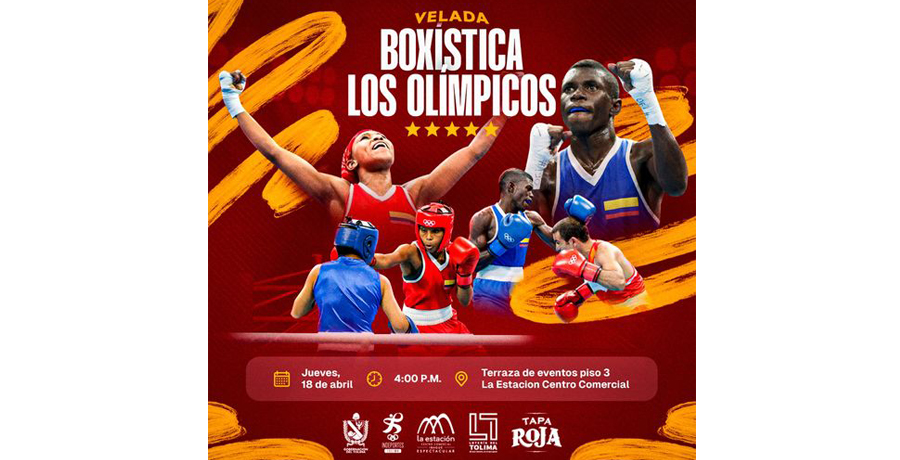 Velada boxística Los Olímpicos este jueves 18 de abril en La Estación