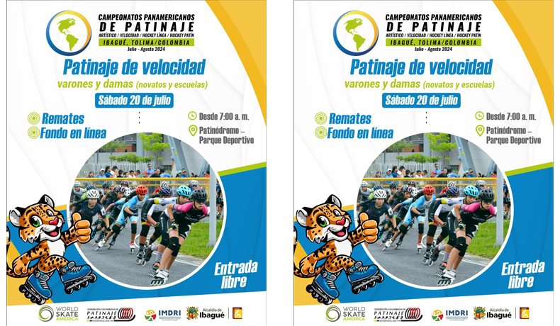 Sigue el patinaje de velocidad en los Campeonatos Panamericanos 