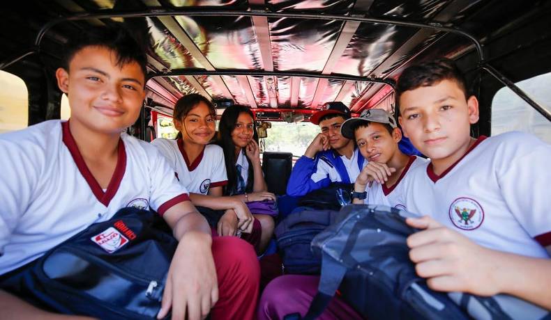 En Icononzo el servicio de transporte escolar no ha parado