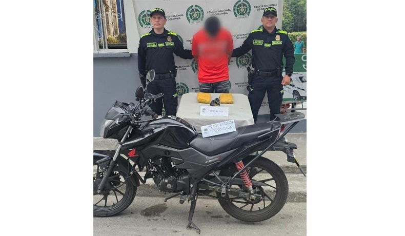 Sujeto capturado en Cañaveral con más de 1 kilo de marihuana