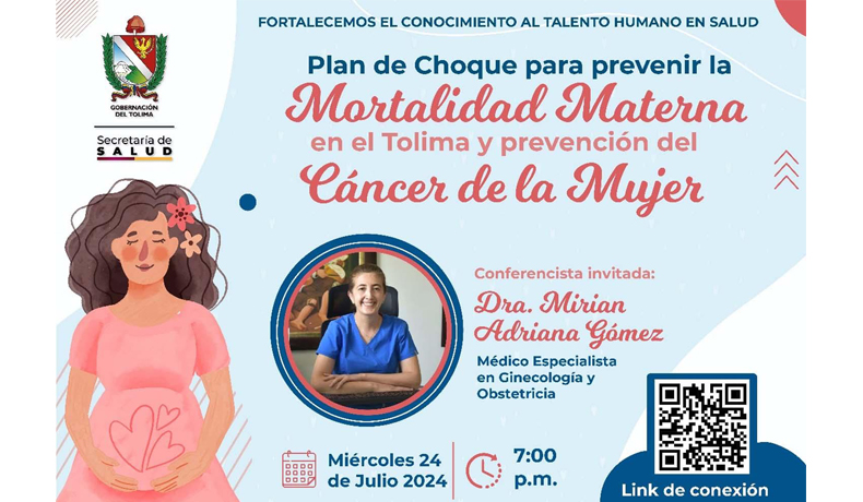 Reducción de mortalidad materna y prevención del cáncer en la mujer prioridad en el Tolima