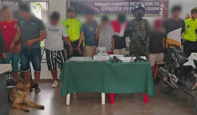 En el Guamo, San Luis y El Espinal, SIJIN desarticuló a Los Loros
