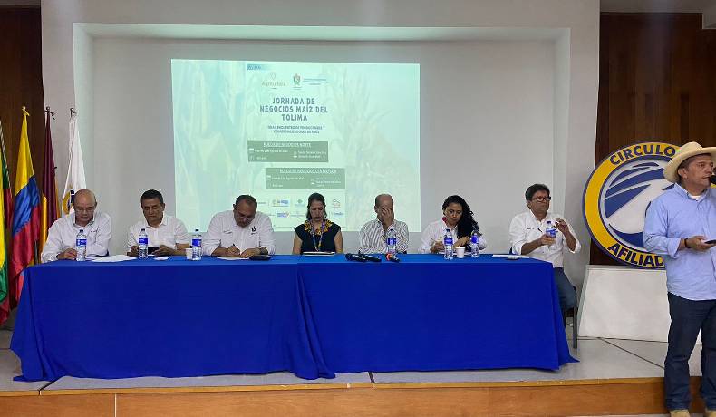 Ruedas de negocios del maíz en el Tolima