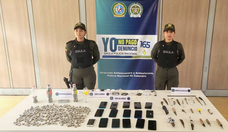 Gaula de la Policía en articulación con el Inpec allanó el Patio 32 en COIBA