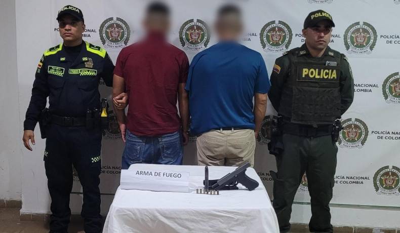 Capturados 2 sujetos e incautada un arma en Honda