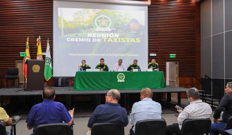 Policía, Alcaldía y taxistas de la mano para fortalecer la seguridad en la ciudad