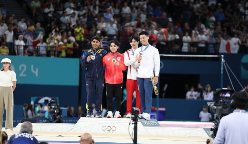 Ángel Barajas primera medalla olímpica de Colombia en París 2024