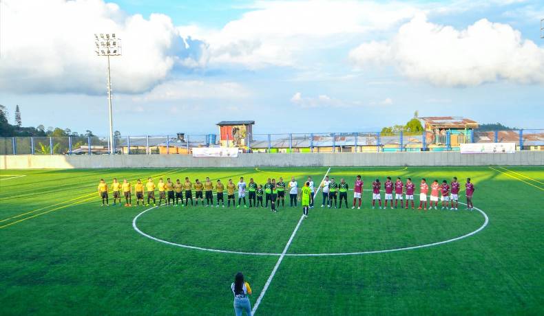 Futbolistas de Fresno y el norte tolimense ya juegan en el moderno estadio J.J. Botero