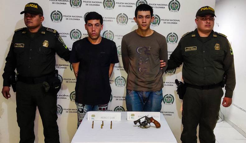 Los dos presuntos sicarios de la Calle Fantasma fueron cobijados con medida de aseguramiento