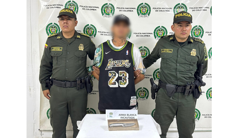 Capturado hombre al norte de la ciudad por lesiones personales con arma blanca