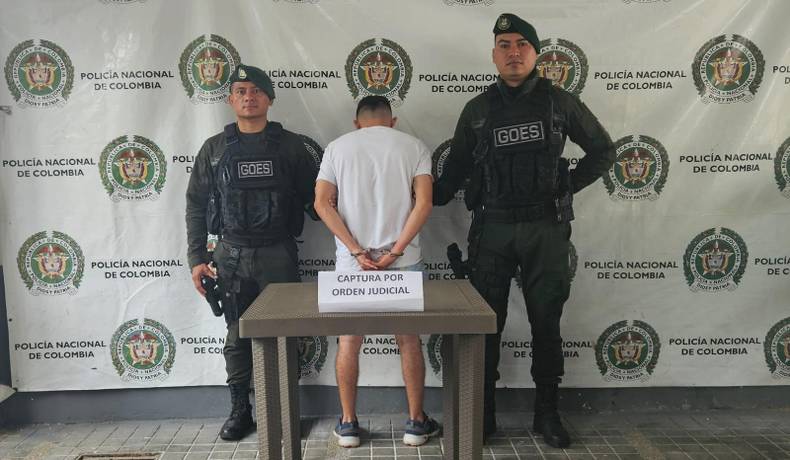 GOES capturó un sujeto requerido por porte ilegal de armas en Melgar