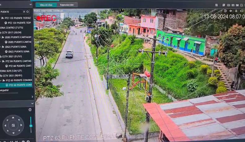 Un capturado y moto recuperada, gracias al seguimiento de las cámaras de monitoreo