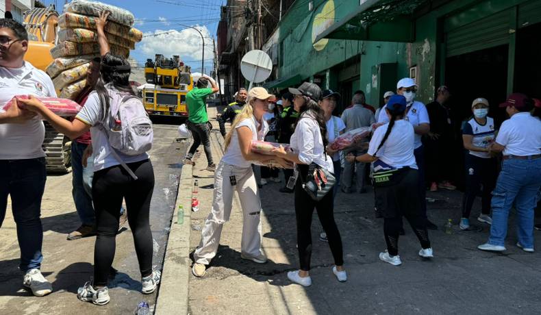 Gobernación del Tolima brinda apoyo integral a afectados por el incendio en Ibagué
