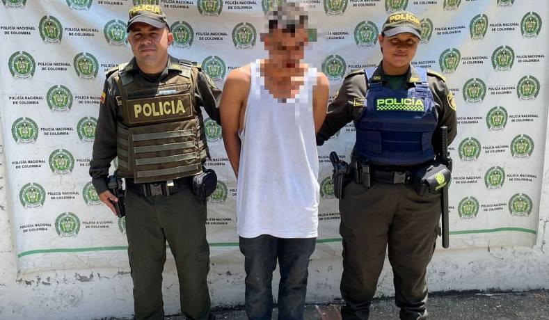 Captura en flagrancia en Fresno por hurto