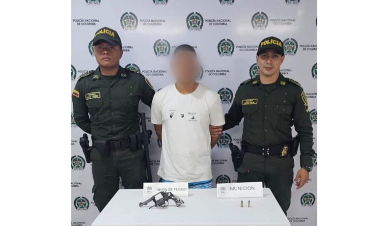Capturado por porte ilegal de armas en Villa Jardin