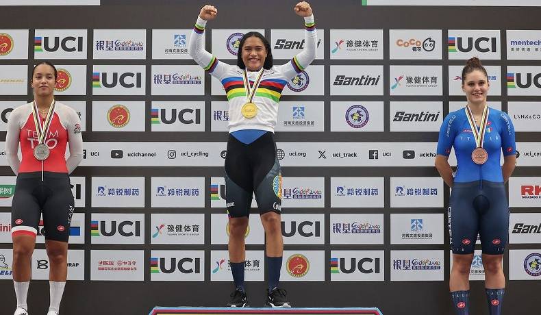Tercer título para Stefany Cuadrado en el Campeonato Mundial Juvenil de Pista