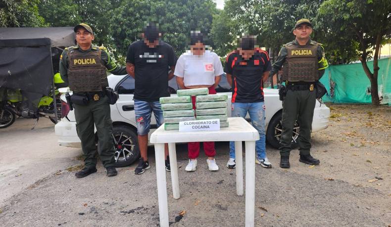 Tránsito de la Policía Tolima incautó 10 kilos de clorhidrato de cocaína