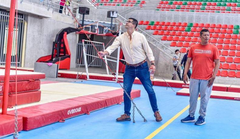 Coliseo Mayor cumple con los estándares técnicos para el Nacional de Gimnasia Artística