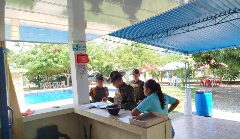 Actividades de disuasión y control en zonas rurales