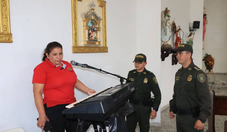 Policía recupero organeta hurtada de la parroquia María Auxiliadora en Cádiz 