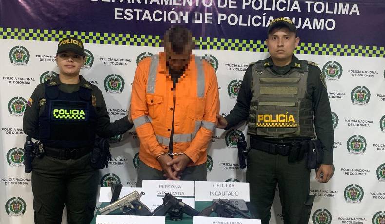 Capturado un sujeto e incautadas 3 armas de fuego