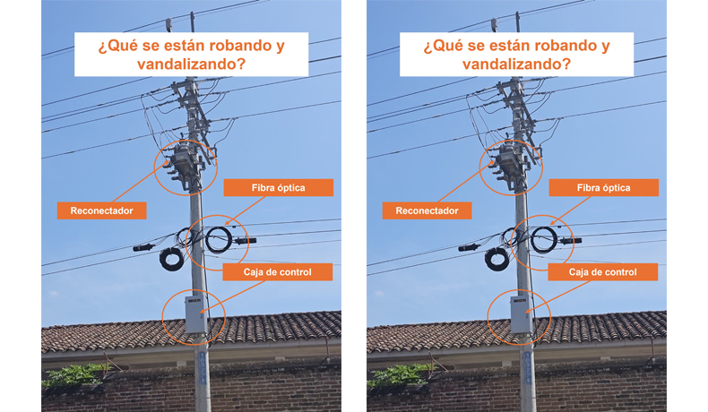 Robo y vandalismo a equipos eléctricos y de internet de Celsia deja sin luz y desconectados a sus clientes 