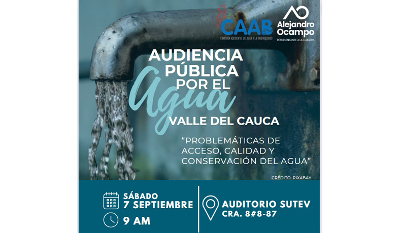 Hablemos del agua y la biodiversidad. Audiencia pública en Cali 
