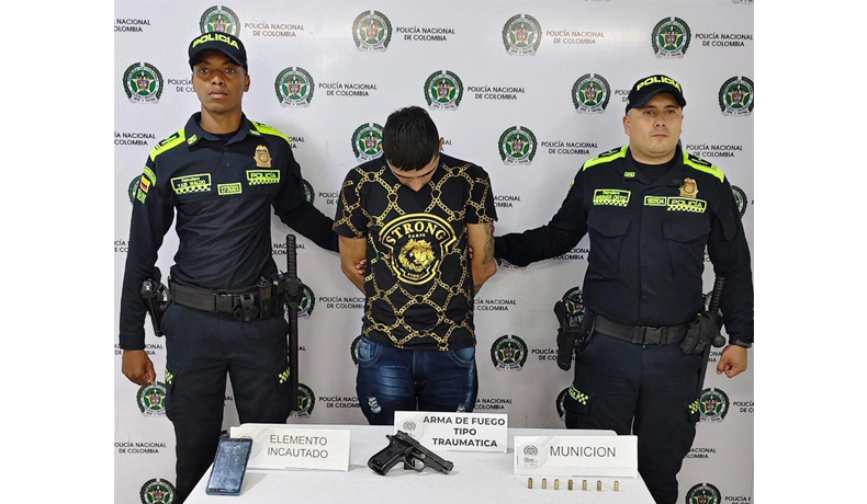 Capturado con arma traumática modificada en el mega parque del barrio Nazaret 