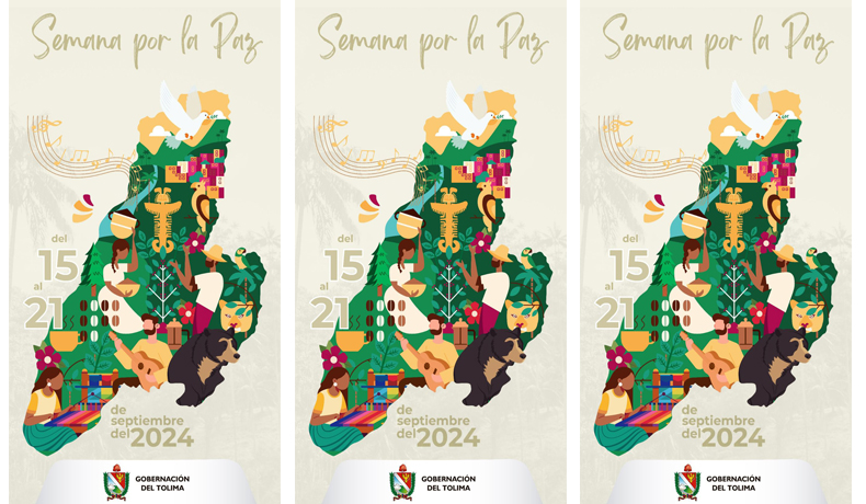 Prográmese del 15 al 21 de septiembre para vivir la Semana por la Paz en el Tolima