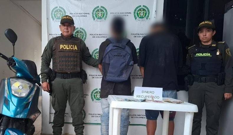 Dos capturados por hurto en zona rural de Valle de San Juan