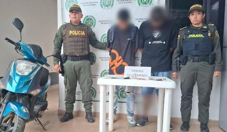 Dos capturados por hurto en zona rural de Valle de San Juan
