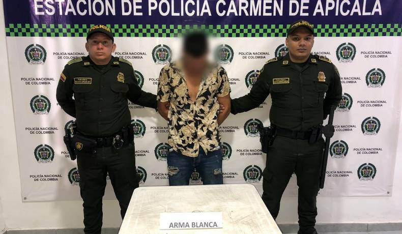 Capturado un sujeto por agredir a una mujer con un arma cortopunzante 