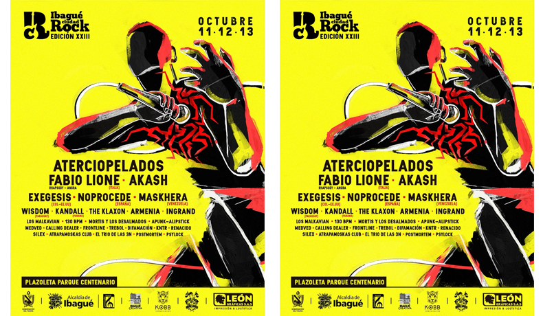 Del 11 al 13 de octubre Ibagué se convertirá en la capital del rock