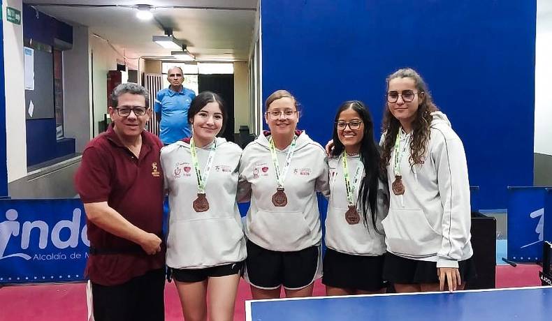 Tolima obtuvo bronce en el Campeonato Nacional de Mayores de Tenis de Mesa