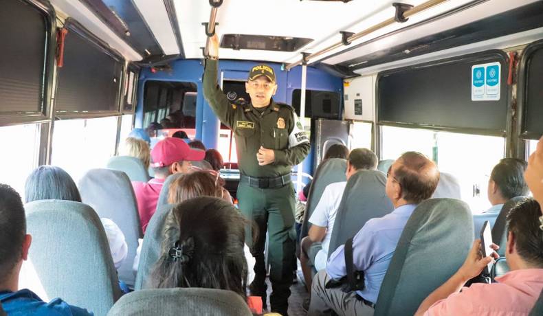 Policía Metropolitana intensificó medidas de seguridad durante el día sin carro y sin moto en Ibagué
